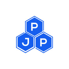 PJP letter logo design on White background. PJP creative initials letter logo concept. PJP letter design. 