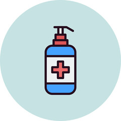 Obraz premium Antiseptic Icon
