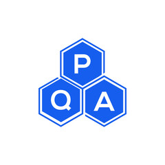 Obraz premium PUA letter logo design on black background. PUA creative initials letter logo concept. PUA letter design.