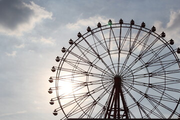 逆光観覧車 Backlight Ferris wheel
