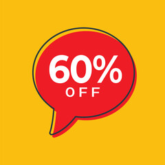 Discount up to 60% off Vector Template Design Illustration