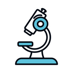 microscope science icon
