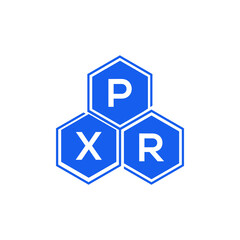 PXR letter logo design on White background. PXR creative initials letter logo concept. PXR letter design. 