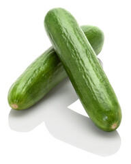 two cucumbers(isilated) - 492961273