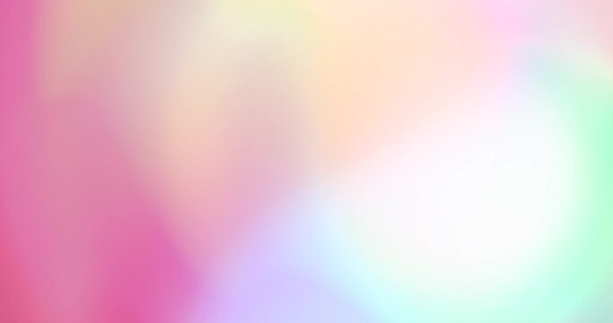Abstract background animation with bright rainbow color gradient