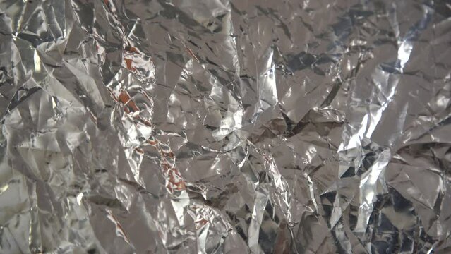 Reflective foil texture with moving reflection