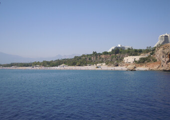 Fototapeta premium view of the sea from the sea