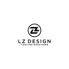 LZ, ZL letter initial logo design for your company