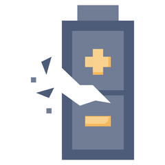 BATTERY flat icon,linear,outline,graphic,illustration