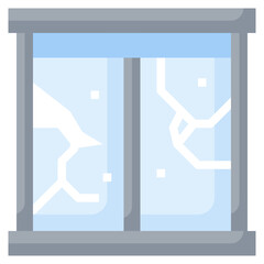 WINDOW flat icon,linear,outline,graphic,illustration
