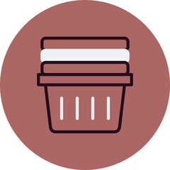 Laundry Basket Icon