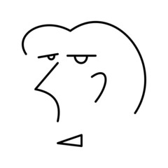 guy, cool, hairstyle, stylish, good looking, portrait, avatar, man, head, smiling