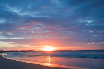 Fototapeta na wymiar Sunset at North Strabroke Island, Queensland, Australia