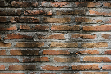 Beautiful brick wall texture panoramic background