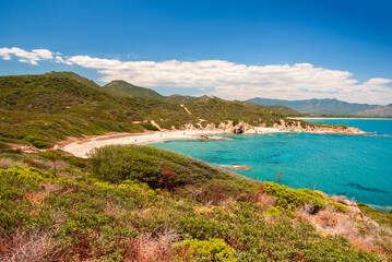 Sardegna, spiaggia e costa di Muravera, Italia, Europa 
