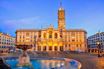 Basilica of Saint Mary Major, Rome, Italy. - 492980406