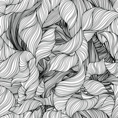 Vector abstract pattern. Hand drawn illustration. Vector 10 EPS.