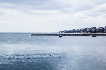 Goldstrand bei d&uuml;sterem Wetter - Bulgarien 
