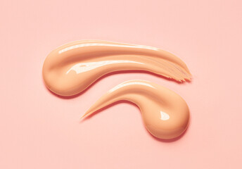 Make up foundation smudge flude concealer texture background
