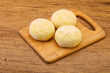 Raw potato zrazy for cooking