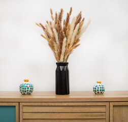 decor ornamental plant pampas. The specially prepared composition is used to beautify places and...