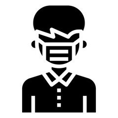 EMPLOYEE glyph icon,linear,outline,graphic,illustration