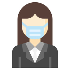 MANAGER flat icon,linear,outline,graphic,illustration