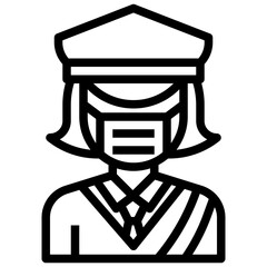 POST line icon,linear,,graphic,illustration