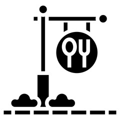RESTAURANT glyph icon,linear,outline,graphic,illustration