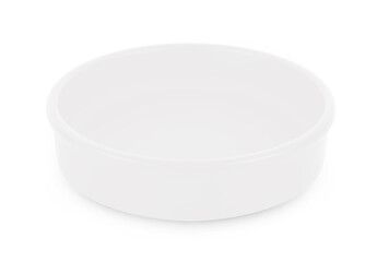 empty bowl isolated on white background.