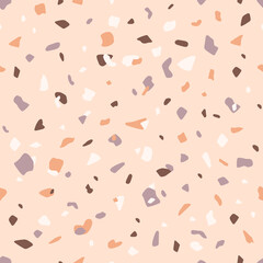 Seamless pattern in the style of terrazzo.