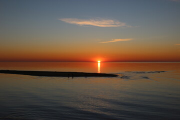 Obraz premium sunset on the beach