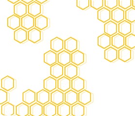 honeycomb seamless pattern berbères honey food nature