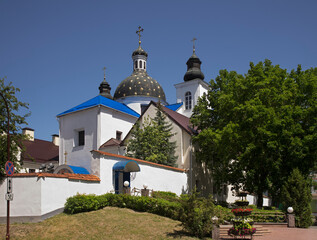 Fototapeta na wymiar Church of St. Sergius of Radonezh in Grodno. Belarus