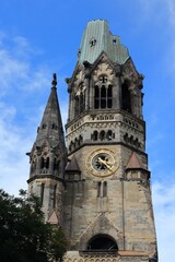 Fototapeta na wymiar Berlin Kaiser Wilhelm Church