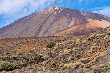 Landscape in El Teide National Park, Tenerife, Spain