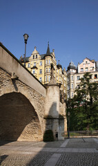 Fototapeta premium Bridge of St. John - Gothic bridge in Klodzko. Poland