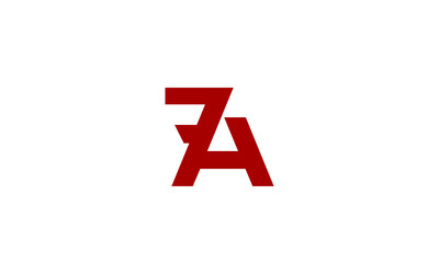 Obraz premium Alphabet letters Initials Monogram logo ZA, AZ, A and Z