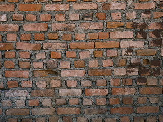 texture of an old brick wall