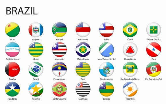 all Flags of states of Brazil.