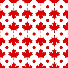 Seamless pattern of maple leaf. autumn pattern design for background.