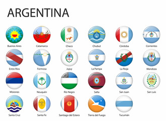 all Flags of regions of Argentina