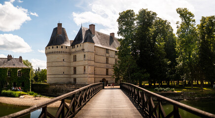 Castle of the Islette in the french Loire Valley. - obrazy, fototapety, plakaty