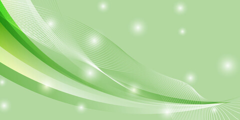 Abstract green background with light