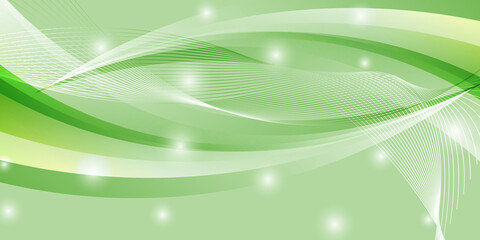 Abstract green background with light