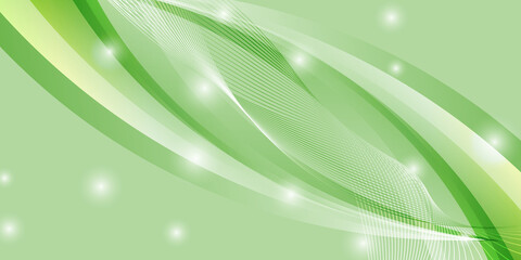 Abstract green background with light