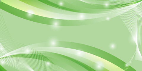 Abstract green background with light