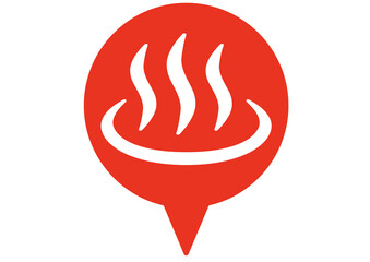 温泉, 湯, お風呂, お湯, 温泉マーク, 天然温泉, 露天温泉, 露天風呂, 入浴施設, ピクト, ピクトグラム, マーク, 温泉記号, デザイン, シンボル, アイコン, シンプル, 記号, 素材, 地図記号, 風呂, 入浴, 標識, 湯気