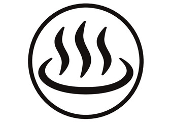 温泉, 湯, お風呂, お湯, 温泉マーク, 天然温泉, 露天温泉, 露天風呂, 入浴施設, ピクト, ピクトグラム, マーク, 温泉記号, デザイン, シンボル, アイコン, シンプル, 記号, 素材, 地図記号, 風呂, 入浴, 標識, 湯気