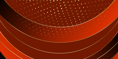 Abstract red and gold background